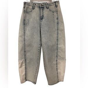 NWT- And Now This- Barrel Leg, Relaxed, High Rise, Stretch, Chic, Trendy Size 26